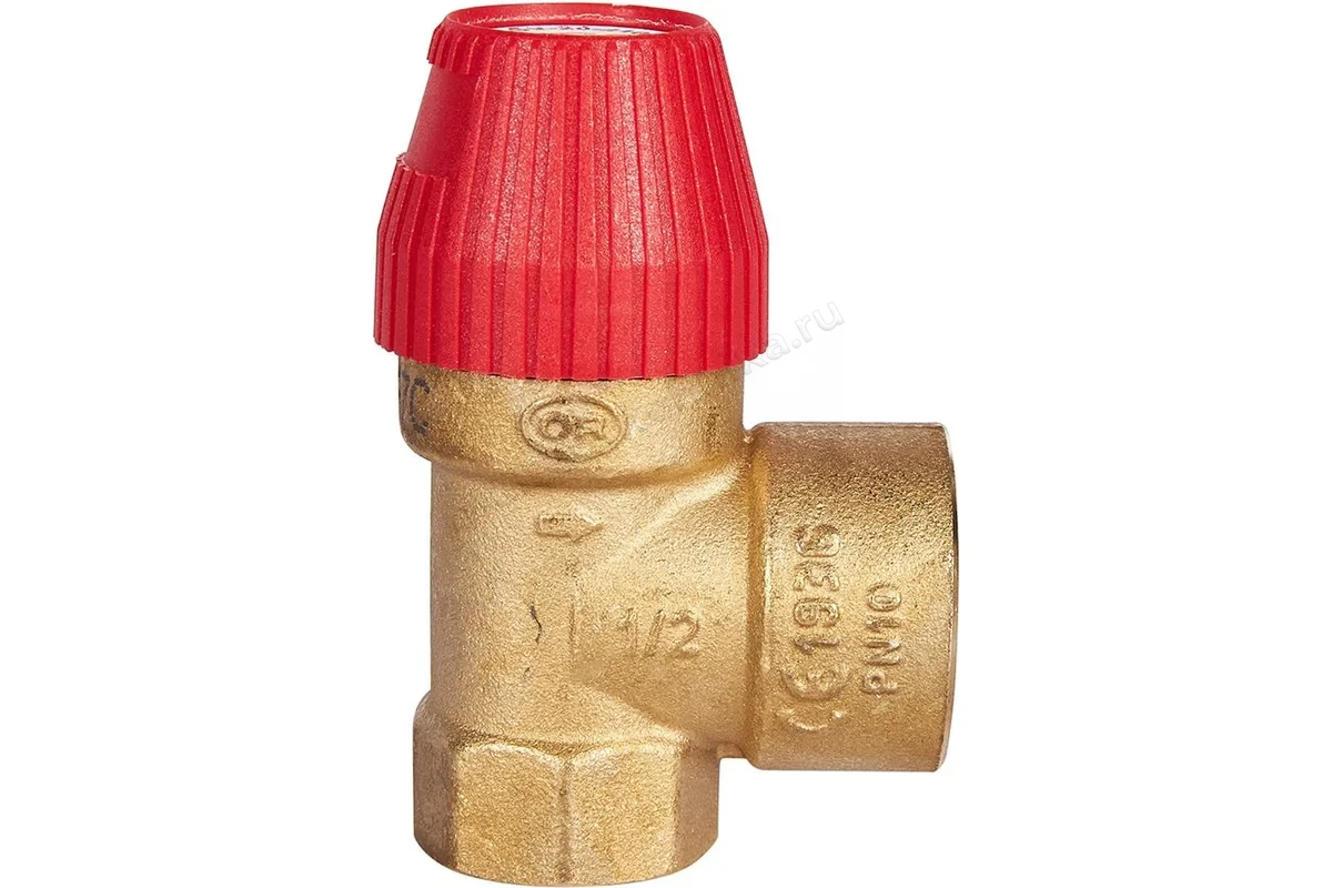 Клапан Stout предохранительный 3 бар SVS 1/2"x3/4"для систем отопления SVS-0010-003015