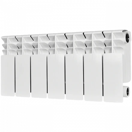 Биметаллический радиатор STOUT Titan 200 7 секции боковое подключение SRB-3310-020007