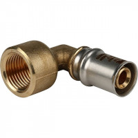 Угольник переходник STOUT 90° прессовой с внутренней резьбой 1/2"x16 SFP-0010-001216