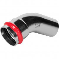 Угольник Rommer однораструбный 45 ° ВПр-НПр 35 RSS-1004-000035