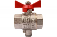 Шаровой кран для подключения датчика температуры 3/4 Valtec VT.247.N.05