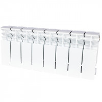 Биметаллический радиатор STOUT Titan 200 8 секции боковое подключение SRB-3310-020008