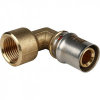 Угольник переходник STOUT 90° прессовой с внутренней резьбой 1/2"x20 SFP-0010-001220