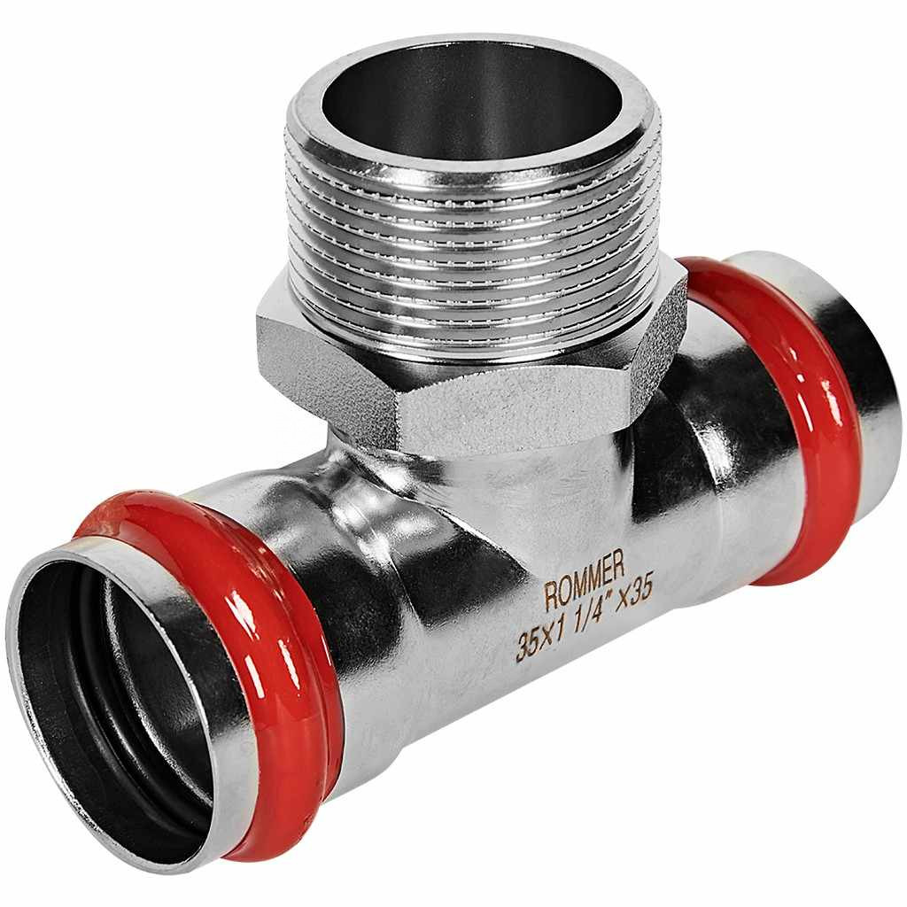 Тройник Rommer переходник ВПр-Нр 35x1 1/4" RSS-1016-035114