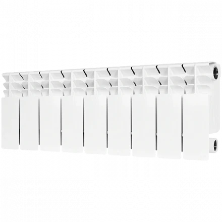 Биметаллический радиатор STOUT Titan 200 9 секции боковое подключение SRB-3310-020009