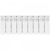 Биметаллический радиатор STOUT Titan 200 9 секции боковое подключение SRB-3310-020009