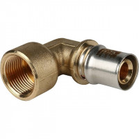 Угольник переходник STOUT 90° прессовой с внутренней резьбой 3/4"x20 SFP-0010-003420