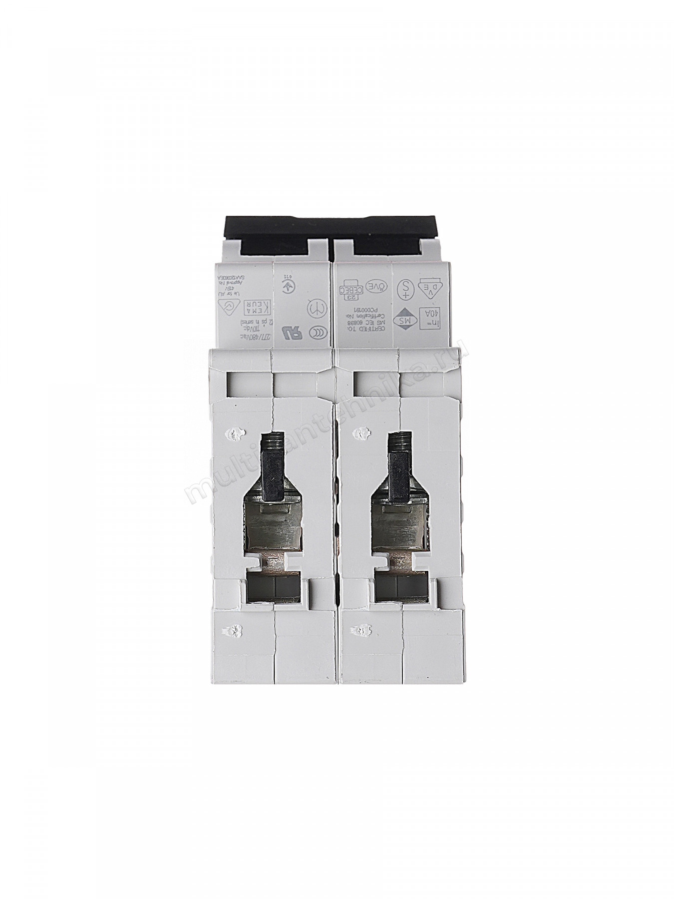 Автоматический выключатель ABB 2-полюсный S202 B40 2CDS252001R0405