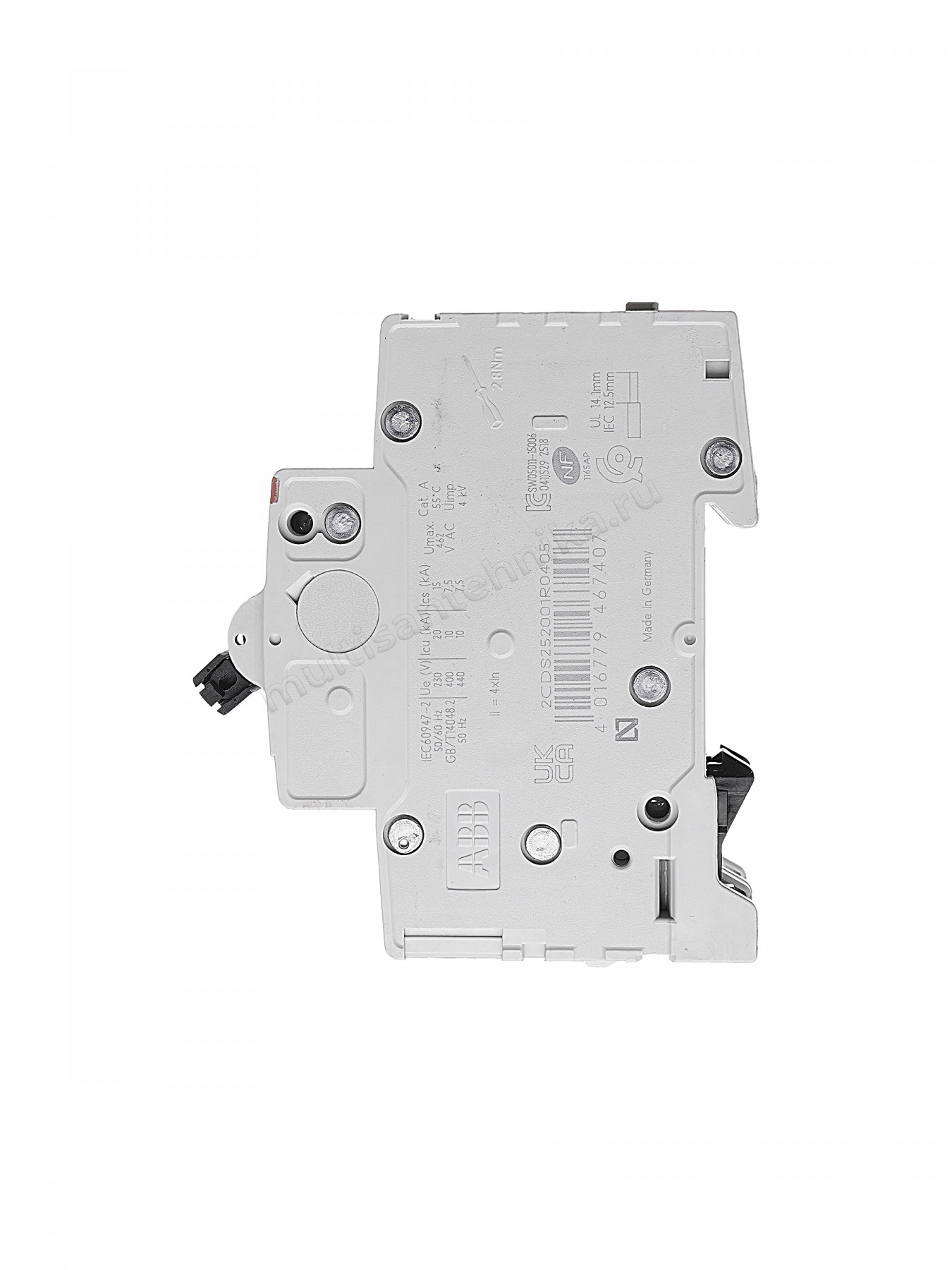 Автоматический выключатель ABB 2-полюсный S202 B40 2CDS252001R0405