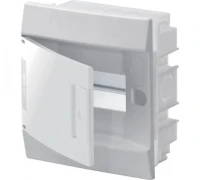 Бокс ABB в нишу Mistral41 6М непрозрачная дверь c клеммами белый 1SLM004101A1101