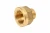 Муфта STOUT переходная под ключ внутренняя / наружная резьба 1/2"x3/8" SFT-0072-001238