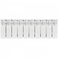 Биметаллический радиатор STOUT Titan 200 10 секции боковое подключение SRB-3310-020010