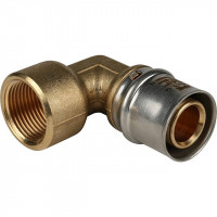 Угольник переходник STOUT 90° прессовой с внутренней резьбой 3/4"x26 SFP-0010-003426