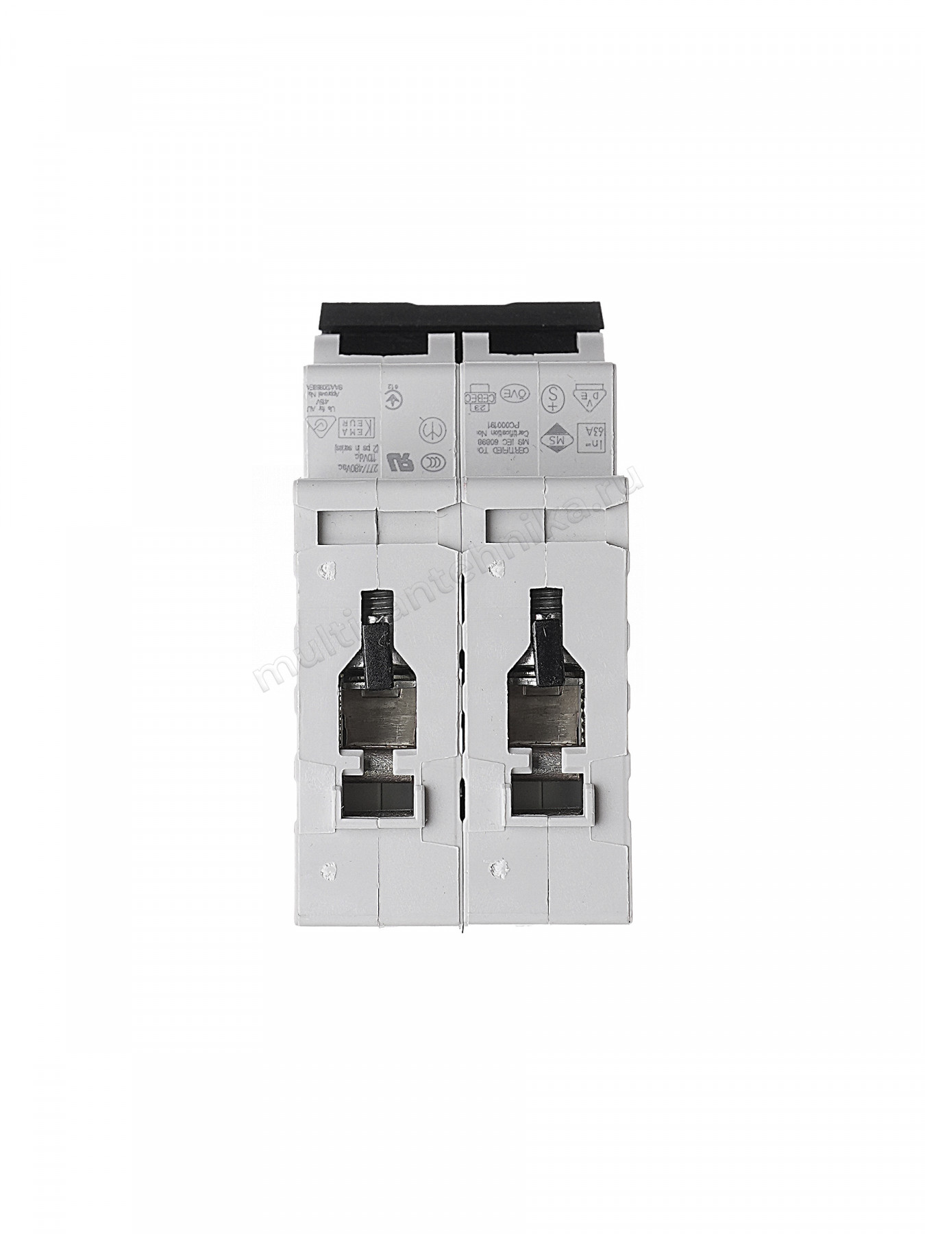 Автоматический выключатель ABB 2-полюсный S202 B63 2CDS252001R0635