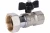 Кран Stout шаровой с накидной гайкой с прокладкой FASIT бабочка 3/4"x1" SVB-0009-002025