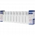 Биметаллический радиатор STOUT Titan 200 11 секции боковое подключение SRB-3310-020011