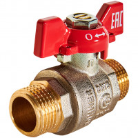 Кран Rommer шаровой 1 1/4" НР/НР RBV-0007-2410232