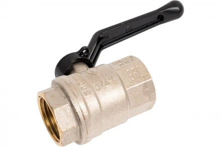 Шаровой кран В/В Ду-20 /3/4" ручка черная Bugatti OREGON 03000169