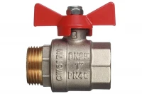 Кран шаровой Valtec Base рукоятка бабочка 1" вн.-нар. Vt.218.n.06