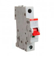 Рубильник ABB 1-полюсный SD201/25 красный рычаг 2CDD281101R0025