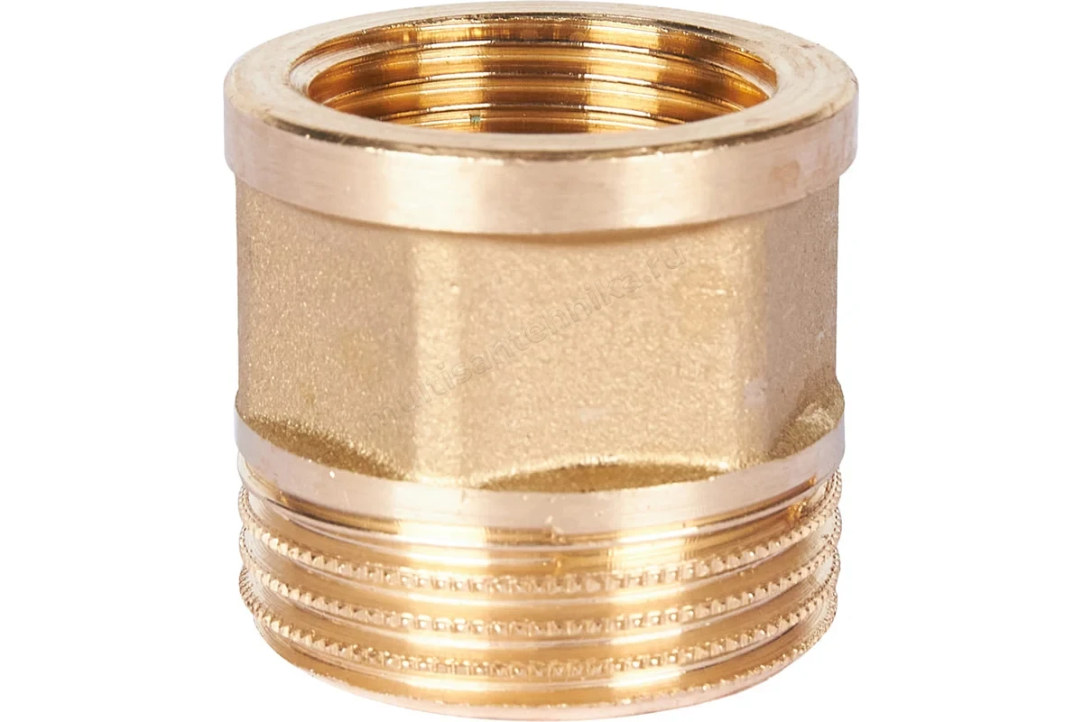 Муфта STOUT переходная под ключ внутренняя / наружная резьба 3/4"x1" SFT-0072-000341