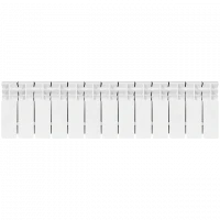 Биметаллический радиатор STOUT Titan 200 13 секции боковое подключение SRB-3310-020013