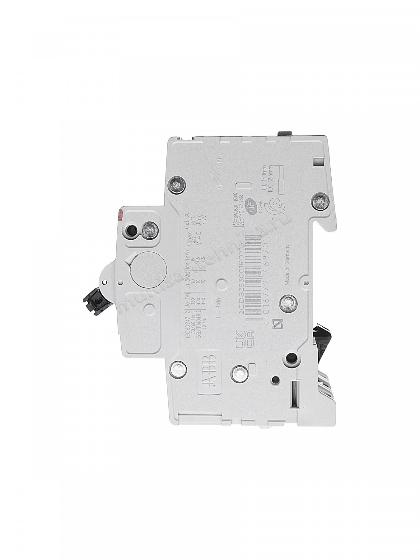 Автоматический выключатель ABB 3-полюсный S203 B10 2CDS253001R0105