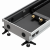 Конвектор ASKON внутрипольный водяной КВП 90/380/1200 АСКОН без вентилятора (с решеткой)