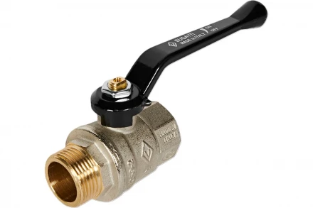 Шаровой кран Н/В Ду-25 /1" ручка черная Bugatti OREGON 03050074