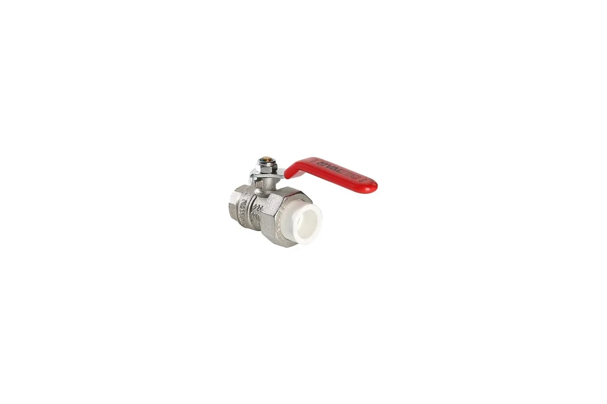 Латунный кран под PPR VALTEC 20х1/2 вн. р. с полусгоном VTp.742.0.02004