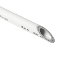 Труба Pro Aqua полипропиленовая армированная в центре 25x4.2 4 м DUO SDR 6 PN20 PA39010