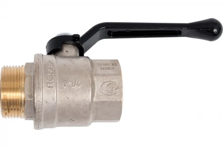 Шаровой кран Н/В Ду-32 /1-1/4" ручка черная Bugatti OREGON 03050080