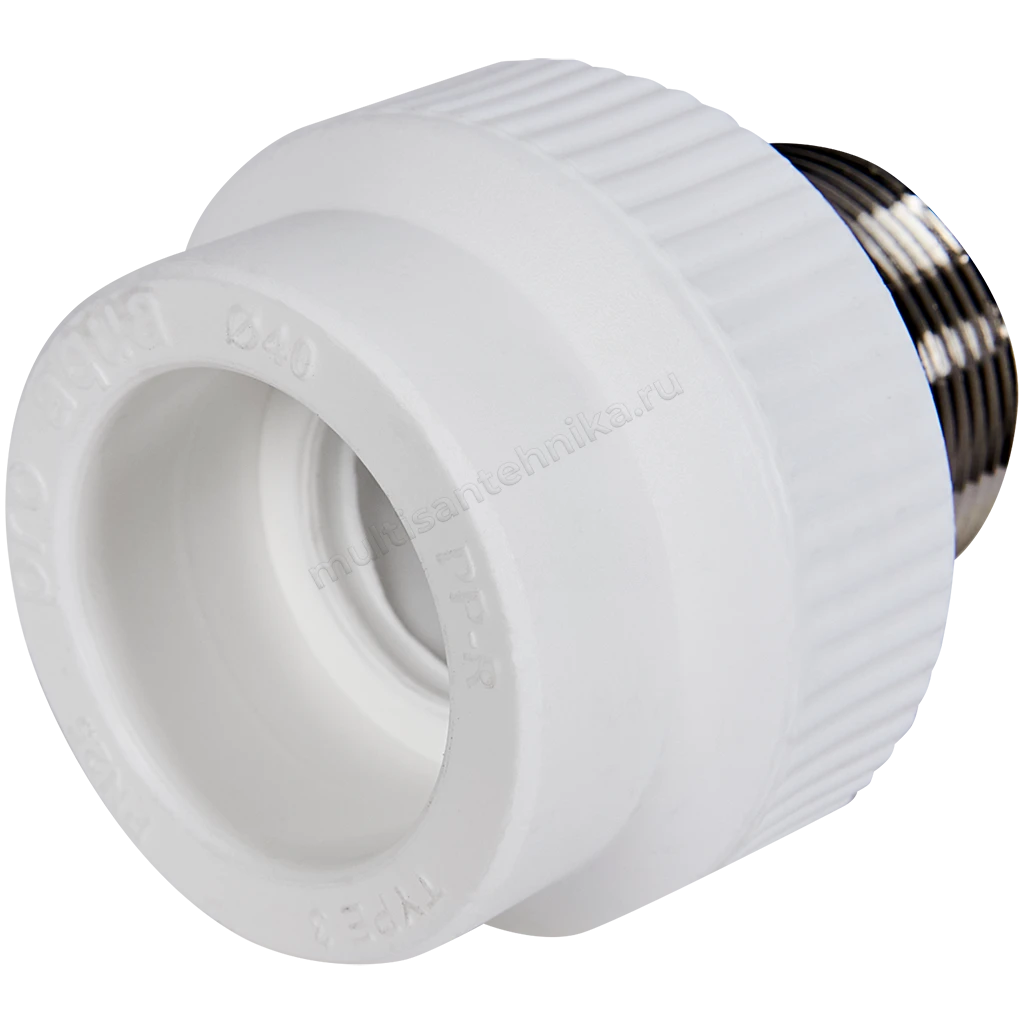 Муфта Pro Aqua полипропиленовая под ключ комбинированная наружная 40x1 1/4" PA23520P