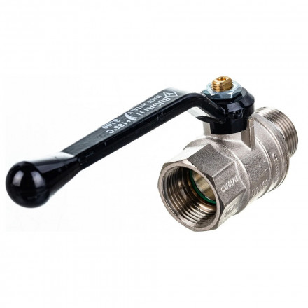 Шаровой кран Bugatti OREGON 300 В/В Ду-40 1 1/2 ручка черная 03000187