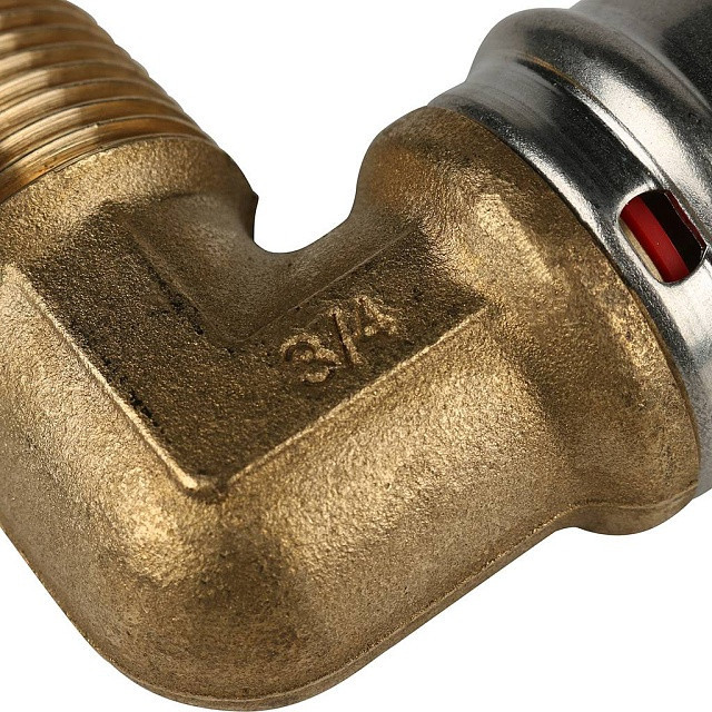 Угольник переходник STOUT 90° прессовой с наружной резьбой 3/4"x26 SFP-0011-003426