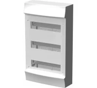 Бокс настенный ABB Mistral41 36М без двери (без клемм) 3 ряда белый 1SPE007717F0600