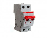 Рубильник ABB 2-полюсный SD202/16 красный рычаг 2CDD282101R0016