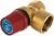 Клапан Stout предохранитель 1/2"x3/4" 1.5 бар с красной крышкой SVS-0001-001515