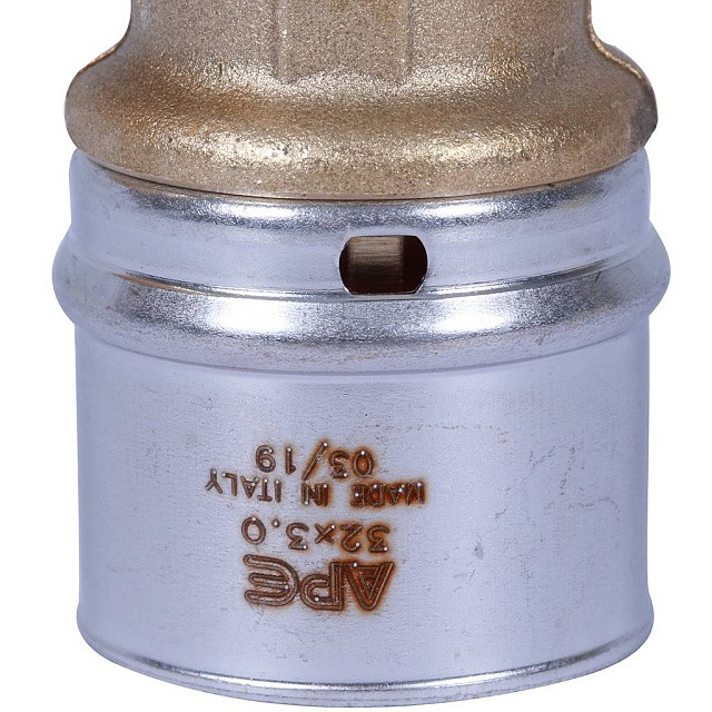 Угольник переходник STOUT 90° прессовой с наружной резьбой 1"x32 SFP-0011-000132