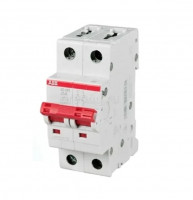 Рубильник ABB 2-полюсный SD202/25 красный рычаг 2CDD282101R0025