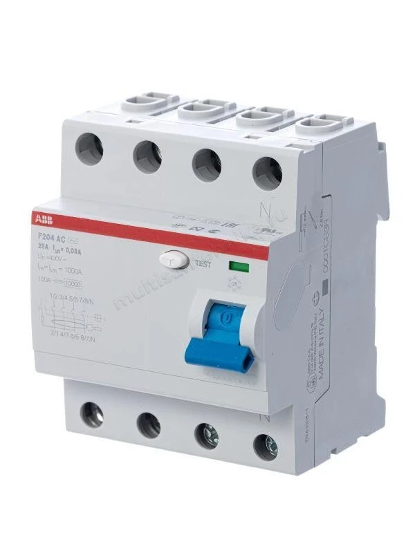 УЗО ABB 4 модуля F204 A S-63/0.3 2CSF204201R3630