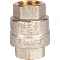 Клапан Rommer обратный пружинный муфтовый с пластиковым седлом 1/2" RVC-0002-000015