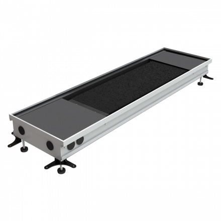 Конвектор ASKON внутрипольный водяной КВП 65/220/4400 АСКОН без вентилятора (с решеткой)