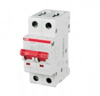 Рубильник ABB 2-полюсный SD202/32 красный рычаг 2CDD282101R0032