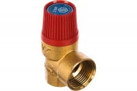 Клапан Stout предохранитель 1/2"x3/4" 3 бар с красной крышкой SVS-0001-003015