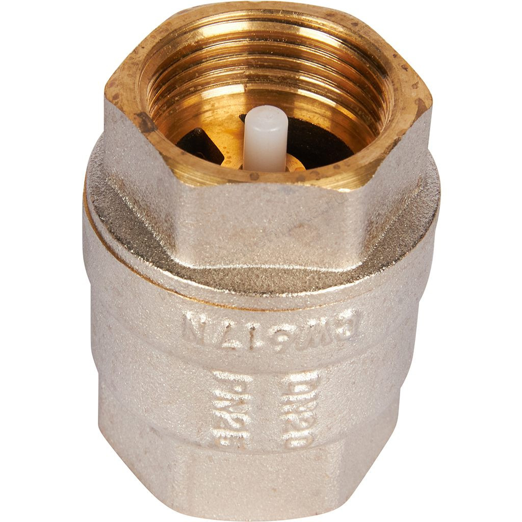Клапан Rommer обратный пружинный муфтовый с пластиковым седлом 3/4" RVC-0002-000020