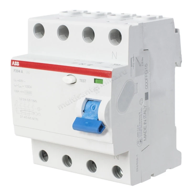 УЗО ABB 4 модуля F204 A S-40/0.3 2CSF204201R3400