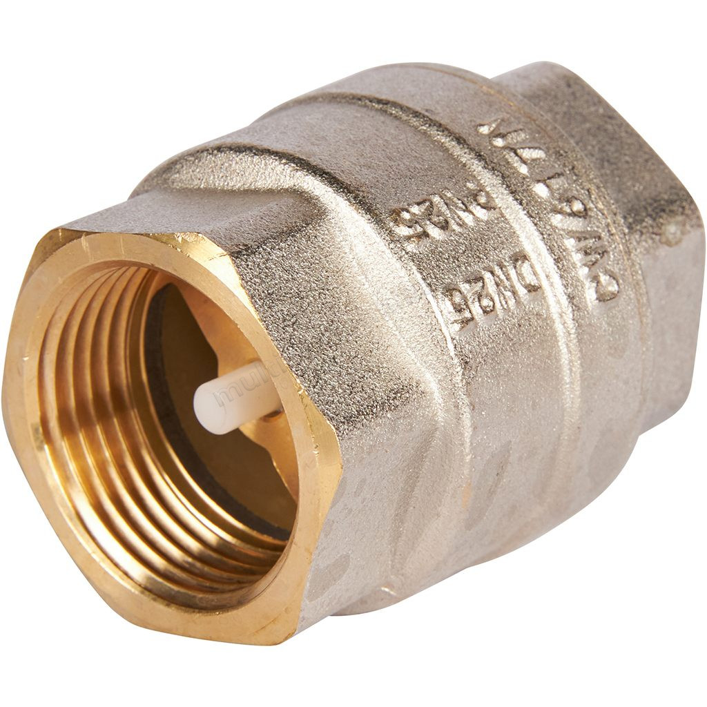 Клапан Rommer обратный пружинный муфтовый с пластиковым седлом 1" RVC-0002-000025