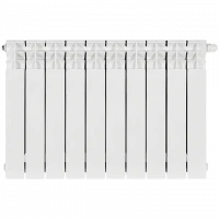 Биметаллический радиатор STOUT Titan 500 10 секции нижнее правое подключение SRB-3320-050010