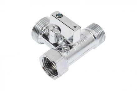 Кран шаровой тройник для подключения сантехнических приборов BUGATTI 08770004 Miami RG008UKM8Q0D67